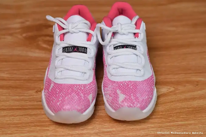 Official Maikesneakers 11 WMNS Low Pink Jordan Air AH7860-106 Snakeskin 0529